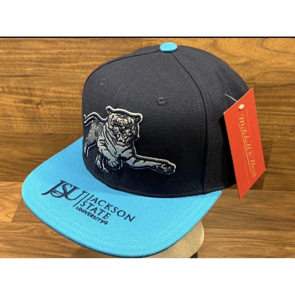 Mitchell & Ness Jackson State Tigers Snapback Flat Brim